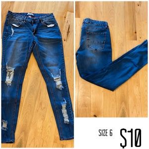Distressed Jeans